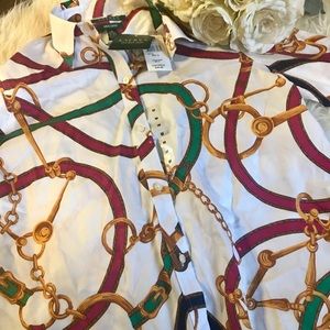 NWT · Ralph Lauren Equestrian Button Up